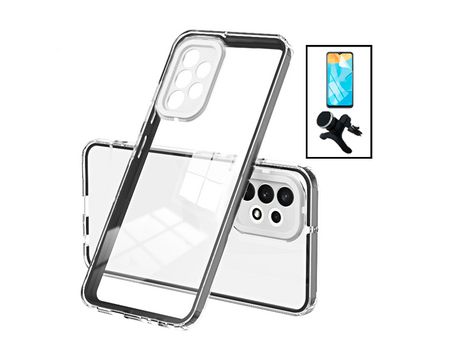 Kit Carcasa Doble Airbag Anti-Drop Camera Protection + Pelicula Hydrogel + Suporte Magnético Samsung Galaxy A13 PHONECARE Transparente
