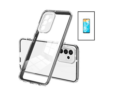Kit Carcasa 360 Airbag Anti-Drop Camera Protection + Protector de Pantalla de Hydrogel Samsung Galaxy A04s PHONECARE Transparente