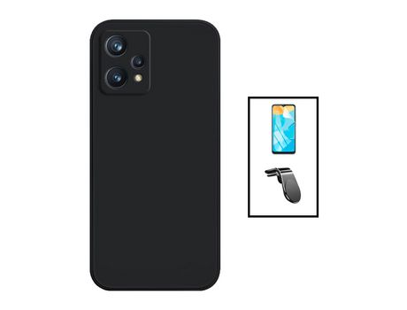 Kit Protector de Pantalla Hydrogel Full Cover Frente + Carcasa Silicone Líquido + Suporte Magnético L Safe Driving OnePlus Nord CE 2 Lite 5G PHONEC...