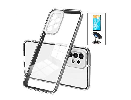 Kit Carcasa Doble Airbag Anti-Drop Camera Protection + Pelicula Hydrogel + Suporte Magnético Samsung Galaxy A13 PHONECARE Transparente