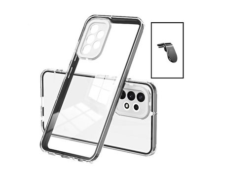 Kit Carcasa 360 Airbag Anti-Drop Camera Protection + Suporte L Safe Driving Samsung Galaxy A13 PHONECARE Transparente