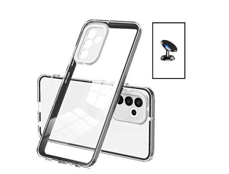 Kit Carcasa 360 Airbag Anti-Drop Camera Protection + Suporte Magnético Samsung Galaxy A04s PHONECARE Transparente