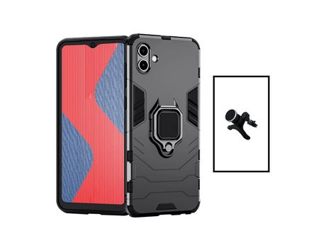 Kit Suporte Magnético + Carcasa 3X1 Military Defender Samsung Galaxy M13 5G PHONECARE Negro