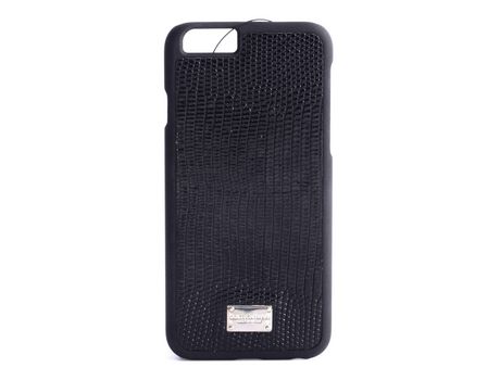 Funda iPhone 6, 6s DOLCE & GABBANA Leather Negro