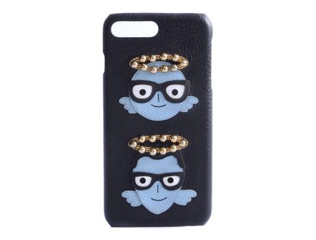 Funda iPhone 7 Plus, 8 Plus DOLCE & GABBANA Designers Angels Negro