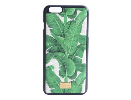 Funda iPhone 6 Plus, 6s Plus DOLCE & GABBANA Banana Leaf Print Verde