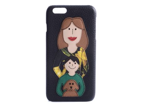 Funda iPhone 6 Plus, 6s Plus DOLCE & GABBANA Family Negro
