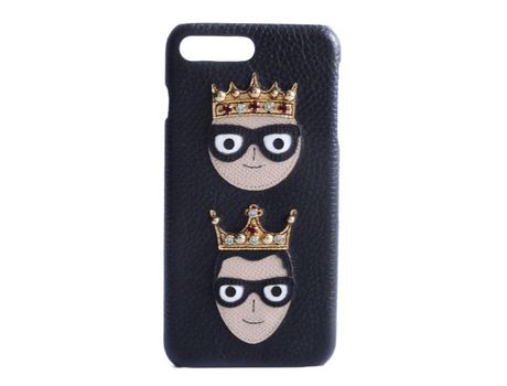 Funda iPhone 7 Plus, 8 Plus DOLCE & GABBANA Desginers Kings Negro