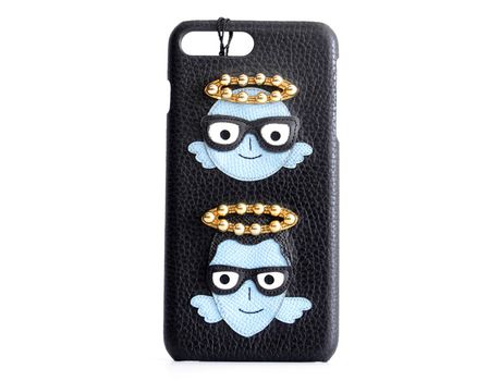 Funda iPhone 7 Plus, 8 Plus DOLCE & GABBANA Angel Designers Negro