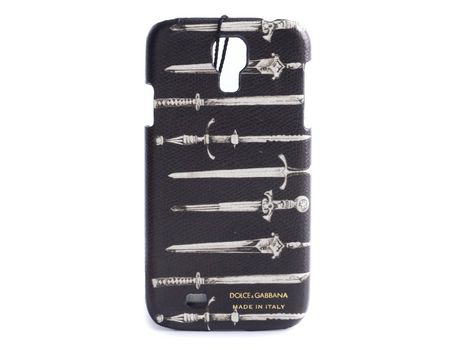 Funda Samsung S5 DOLCE & GABBANA Swords Marrón Oscuro