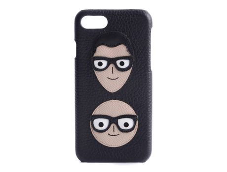 Funda iPhone 7, 8, SE (2, 3 gen) DOLCE & GABBANA Designers Negro
