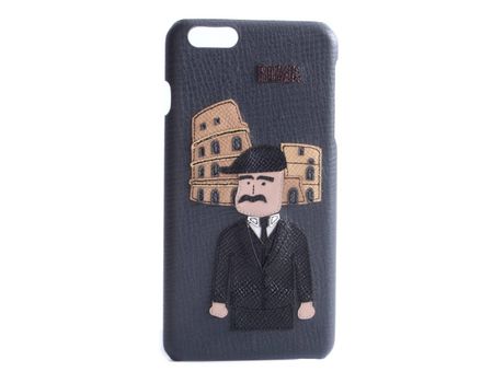 Funda iPhone 6 Plus, 6s Plus DOLCE & GABBANA in Roma Gris Oscuro