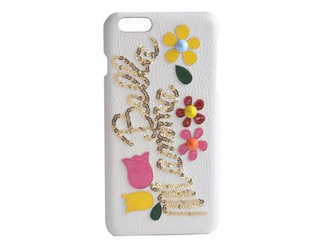 Funda iPhone 6 Plus, 6s Plus DOLCE & GABBANA Bella Mamma Ecru