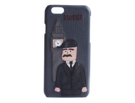 Funda iPhone 6, 6s DOLCE & GABBANA in London Gris Oscuro