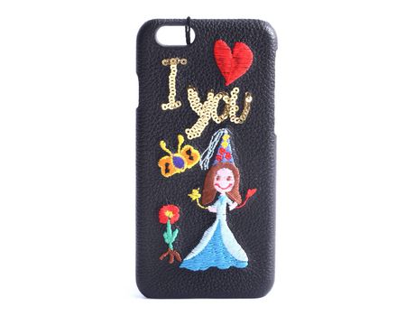 Funda iPhone 6, 6s DOLCE & GABBANA I Love You Negro