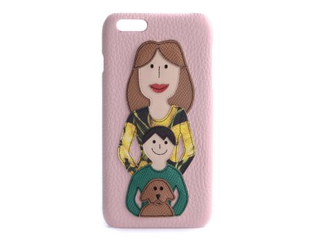Funda iPhone 6 Plus, 6s Plus DOLCE & GABBANA Family Rosa