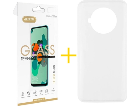 Kit Funda + Protector de Pantalla Xiaomi Mi 10T Lite 5G / Mi 10i 5G ACCETEL Cristal Templado 8711 Transparente