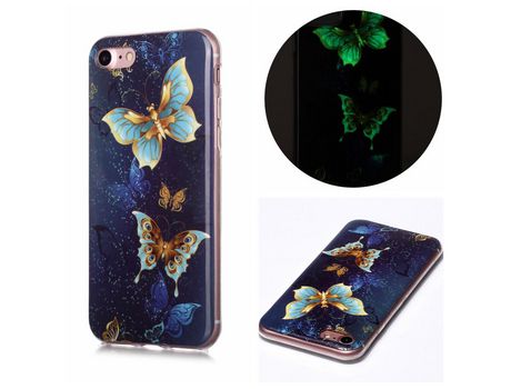 Carcasa TPU sellado noctilucente polilla vívida por Apple iPhone 6s/6