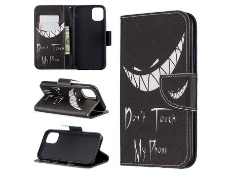 Carcasa PU cobertura de estilo de impresión no toque no meu telefone por Apple iPhone 6.1 (2019)