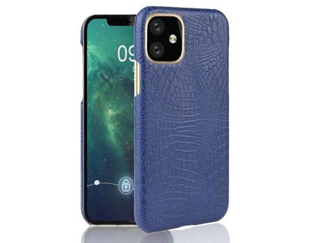 Carcasa PU cocodrilo azul oscuro por Apple iPhone 6.1 (2019)