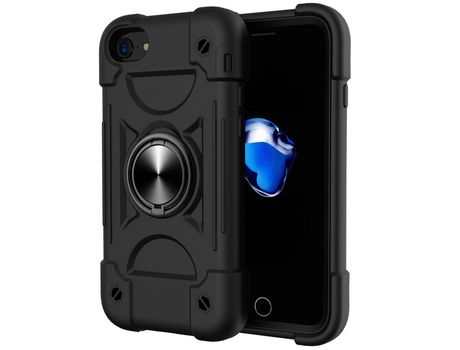 Funda TPU 3 en 1 negro negro por iPhone SE (2nd Gen)/8 4.7 /7 4.7 /6 4.7-inch