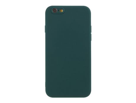 Carcasa silicona piel mate flexible verde oscuro por Apple iPhone 6/6s 4.7
