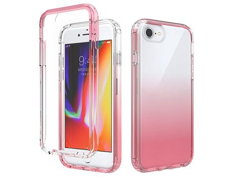 Funda TPU transparente cor gradiente vermelha por iPhone SE (2nd Gen)/8 4.7 /7 4.7 /6 4.7