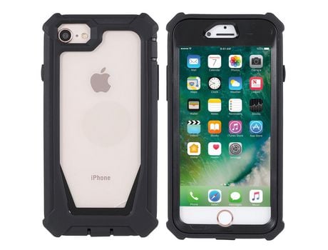 Funda TPU + acrílico 2 en 1 desmontable negro por iPhone 6/6s/7/8/SE (2nd Gen)