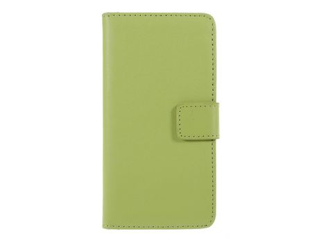 Carcasa PU Dividido verde por Apple iPhone 6 Plus/6s Plus 5.5