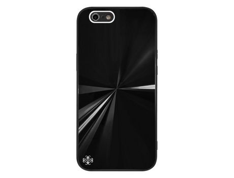 Funda TPU gradiente brilhante a prueba de choques negro por iPhone 6 Plus/6s Plus 5.5 inch
