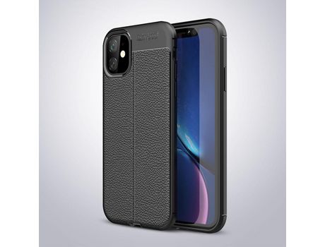 Carcasa TPU lichia macia negro por Apple iPhone 6.1 (2019)