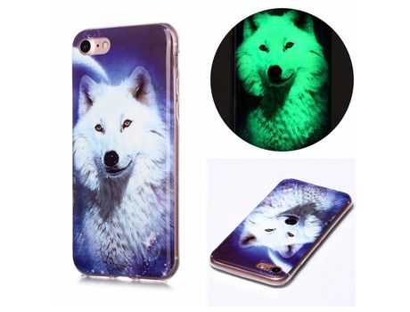 Carcasa TPU sellado noctilucente perro por Apple iPhone 6s/6