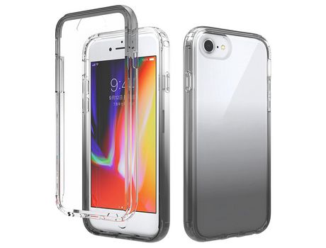 Funda TPU transparente cor gradiente preta por iPhone SE (2nd Gen)/8 4.7 /7 4.7 /6 4.7