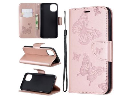 Carcasa PU polilla ouro rosa por Apple iPhone 6.1 (2019)