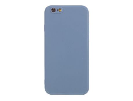 Carcasa silicona piel mate flexible azul oscuro por Apple iPhone 6/6s 4.7