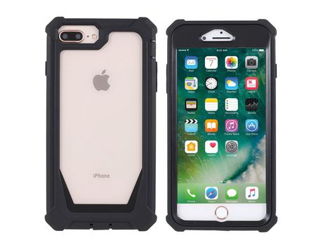 Funda TPU + acrílico 2 en 1 desmontable negro por iPhone 6 Plus/7 Plus/8 Plus/6s Plus 5.5 inch