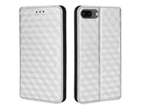 Funda PU Anti-lágrimas patrón de losango con soporte dinheiro por iPhone 6 Plus/6s Plus/7 Plus/8 Plus 5.5 inch