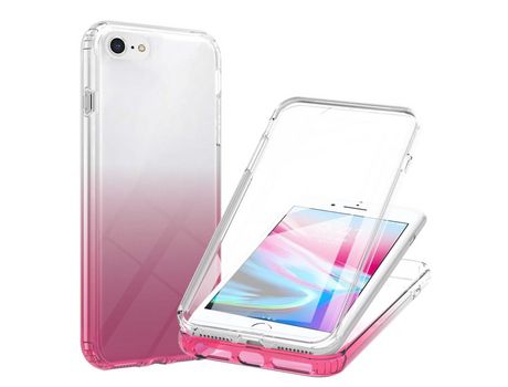 Funda TPU cor gradiente transparente rojo por iPhone 6s/7/8/SE (2nd Gen)