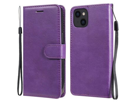 Funda PU + TPU con porta-tarjetas y bandolera roxa por iPhone 13 6.1