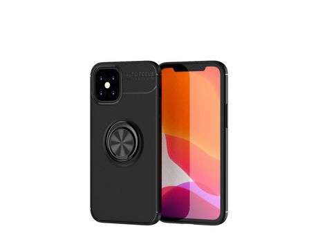 Carcasa TPU con muleta negro por Apple iPhone 12 5.4