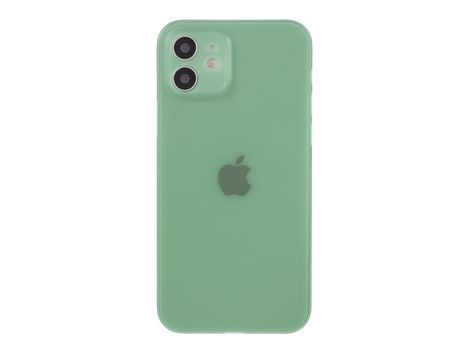 Carcasa TPU abertura precisa do agujero ultrafino y delgado rígido verde por Apple iPhone 12 mini