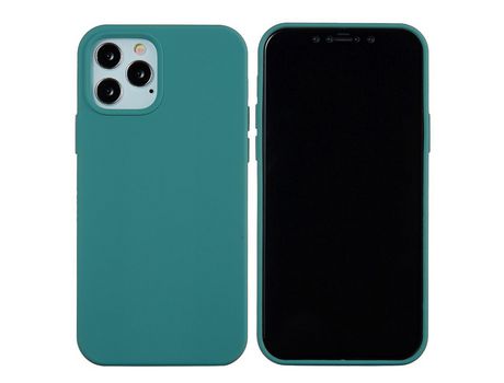 Carcasa silicona flexible verde oscuro por Apple iPhone 12 5.4