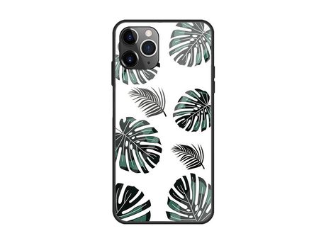 Carcasa TPU impresión patrón hojas por Apple iPhone 12 Pro/12 Max 6.1