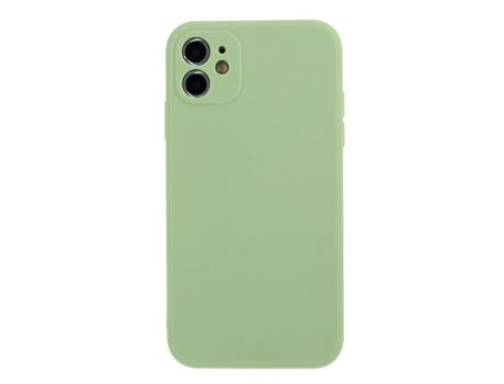 Carcasa TPU color mate pura flexible luz verde por Apple iPhone 11 6.1