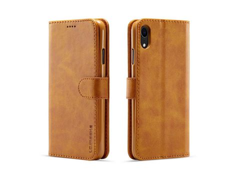 Carcasa PU marrom por Apple iPhone XR 6.1