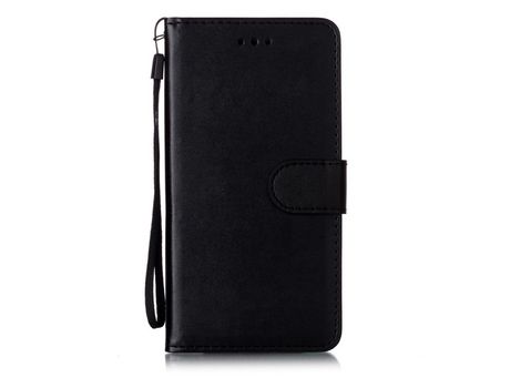 Carcasa PU color sólido con suporte negro por Apple iPhone XR 6.1 pouces (2019)