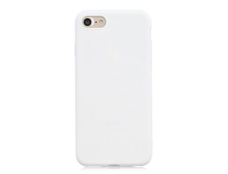 Carcasa TPU flexible branco por Apple iPhone SE (2nd Gen)/8/7