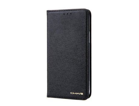 Carcasa PU auto-absorbido con slots de tarjeta negro por Apple iPhone 12 Pro/iPhone 12