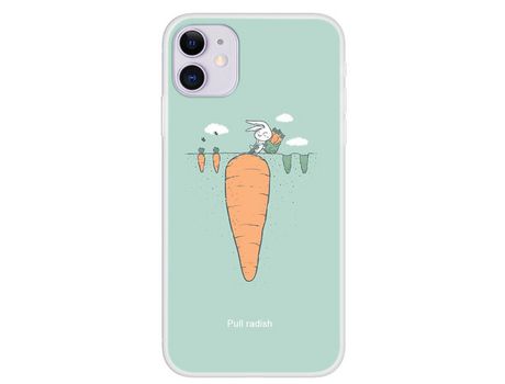 Carcasa TPU impresión de normas flexible rabanete por Apple iPhone 12 Mini