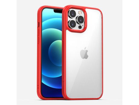 Funda TPU IPAKY anti-queda híbrido rojo por iPhone 13 6.1
